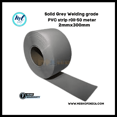 Buzz Lite PVC Roll-Welding Grade 50 mtr-2 MM x 300 mm Solid Grey with 12 months warranty