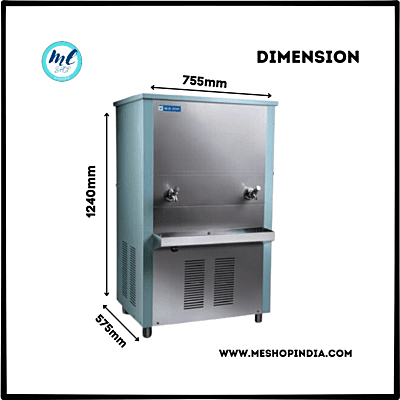 Blue Star NST 80120 water cooler with 120 liter stainless steel storage tank in India Blue Star NST 80120 water cooler with 120 liter stainless steel storage tank in India