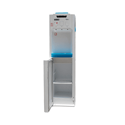 Front look of Usha Aquagenie water dispenser with cooling cabinet Front look of Usha Aquagenie water dispenser with cooling cabinet
