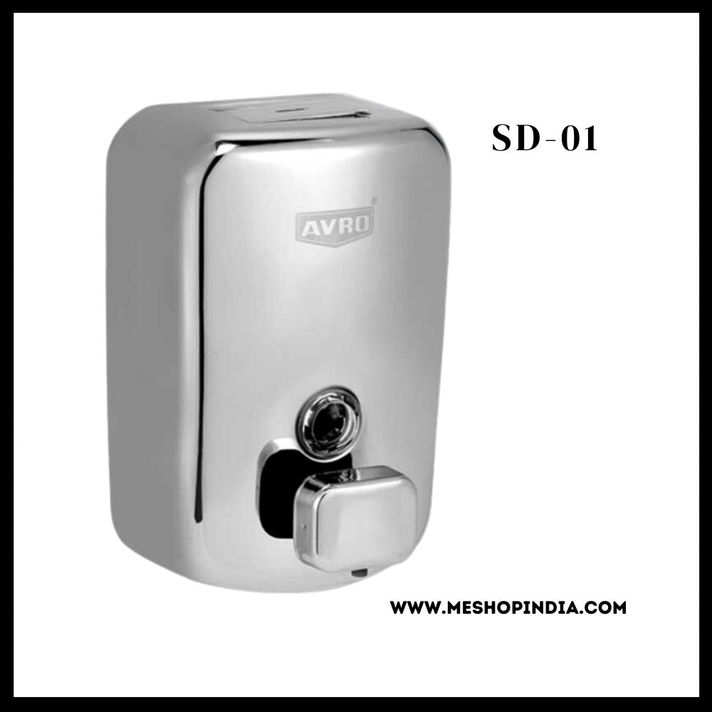 Avro Manual Soap Dispenser SD-01 (Stainless Steel Body)