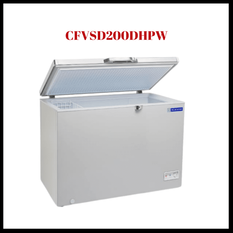 Blue Star Laminated Top Deep Freezer 200 Liter-CFVSD200DHPW