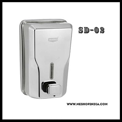 Avro Manual Soap Dispenser SD-02 (Stainless Steel Body)