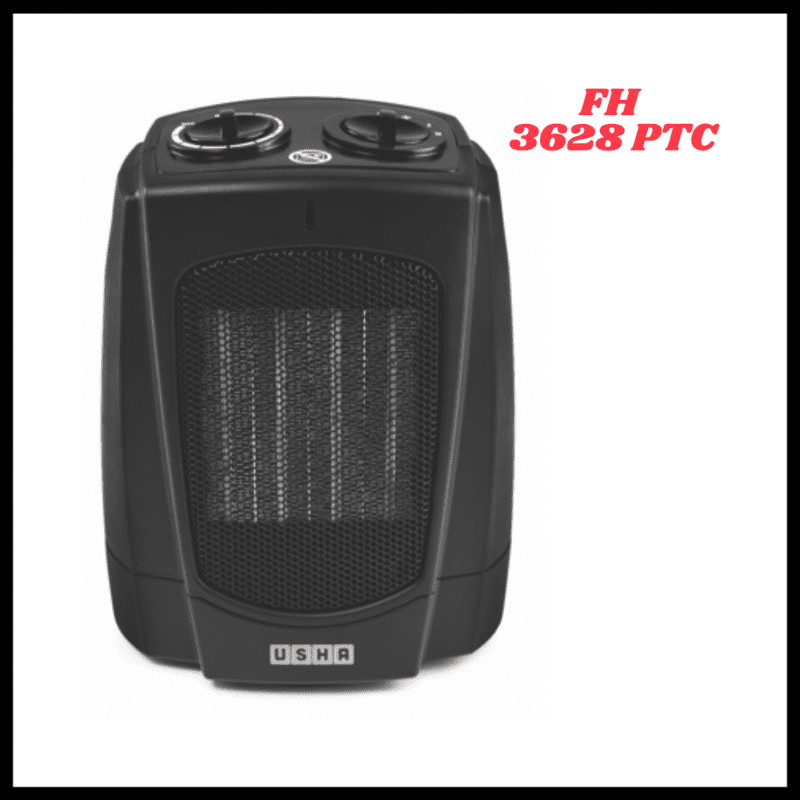 Usha FH 3628 ptc element heater with Safety tip over protection