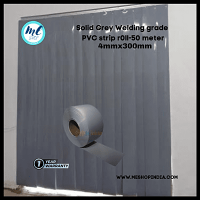 Buzz Lite PVC Roll-Welding Grade 50 mtr-4 MM x 300 mm Solid Grey with 12 months warranty