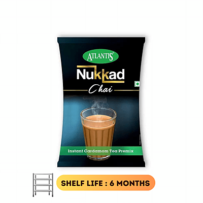 Atlantis 3 in 1 Nukkad Tea Premix-100gm-Cardamom Flavor Atlantis 3 in 1 Nukkad Tea Premix-100gm-Cardamom Flavor