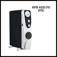 Usha 4213 FU PTC OFR heater with Tip Over Protection
