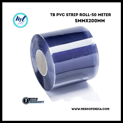 Buzz Lite PVC Roll- Dop quality 50 mtr-5 MM x 200 mm Transparent Blue with 12 months warranty