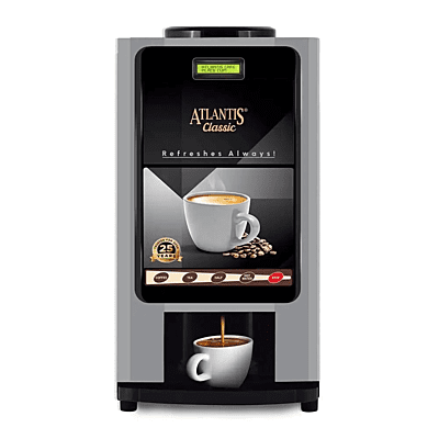 Atlantis Classic vending machine with multiple beverage choices. Atlantis Classic vending machine with multiple beverage choices.