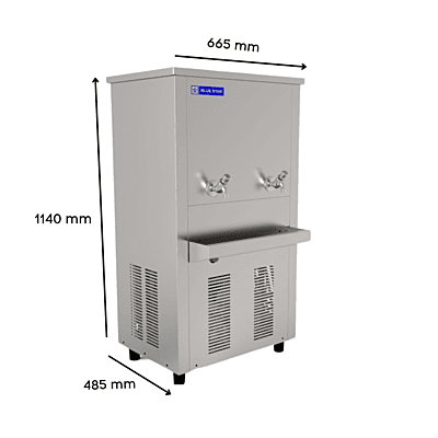 Dimension of Blue star SDLX 150150 C water cooler for donation in Gurgaon Dimension of Blue star SDLX 150150 C water cooler for donation in Gurgaon