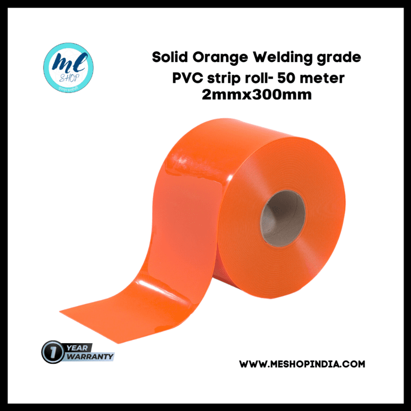 Buzz Lite PVC Roll-Welding Grade 50 mtr-2 MM x 300 mm Solid Orange with 12 months warranty