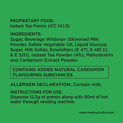 Atlantis 3 in 1 Nukkad Tea Premix-100gm-Cardamom Flavor Atlantis 3 in 1 Nukkad Tea Premix-100gm-Cardamom Flavor
