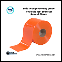 Buzz Lite PVC Roll-Welding Grade 50 mtr-3 MM x 200 mm Solid Orange with 12 months warranty