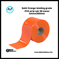 Buzz Lite PVC Roll-Welding Grade 50 mtr-3 MM x 300 mm Solid Orange with 12 months warranty