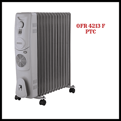 Usha 4213 F PTC OFR heater with Tip Over Protection