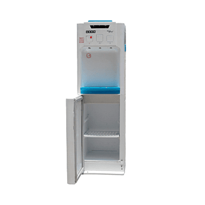 Front look of Usha Aquagenie water dispenser with Storage cabinet