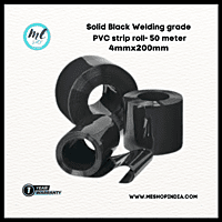 Buzz Lite PVC Roll-Welding Grade 50 mtr-4 MM x 200 mm Solid Black with 12 months warranty