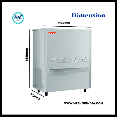 Usha SS170400NC Normal Cool-4 taps- stainless steel body 400 liter water cooler Usha SS170400NC Normal Cool-4 taps- stainless steel body 400 liter water cooler