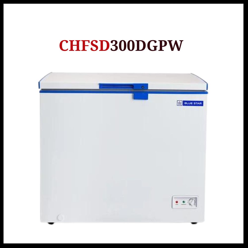 Blue star Hard Top 300 liter Deep Freezer-CHFDD-300NEYW