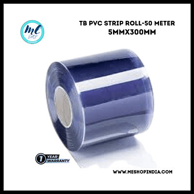 Buzz Lite PVC Roll- Dop quality 50 mtr-5 MM x 300 mm Transparent Blue with 12 months warranty