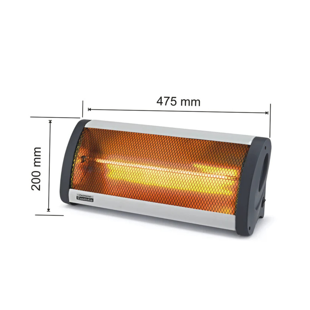 Dimension of Padmini Carbon Heater Diva 800 Dimension of Padmini Carbon Heater Diva 800