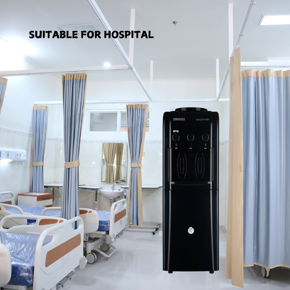Suitable for Hospital: Usha Instafresh water dispenser with Cooling Cabinet Suitable for Hospital: Usha Instafresh water dispenser with Cooling Cabinet