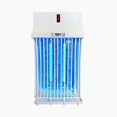 Front view of Avro domestic hut Double-20 Watt Insect Killer