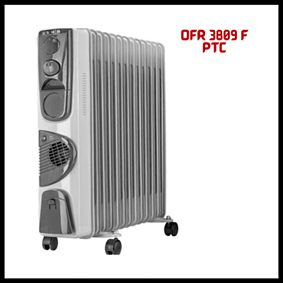 Usha 3809 F PTC OFR heater with Tip Over Protection