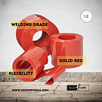 Buzz Lite PVC Roll-Welding Grade 50 mtr-3 MM x 300 mm Solid Red with 12 months warranty