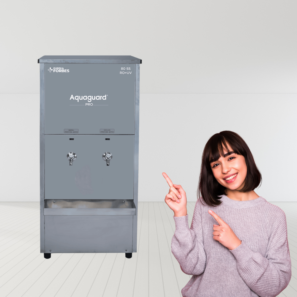 Pure chilled water dispenser Aquaguard Pro Pure Chill 80 SS Pure chilled water dispenser Aquaguard Pro Pure Chill 80 SS
