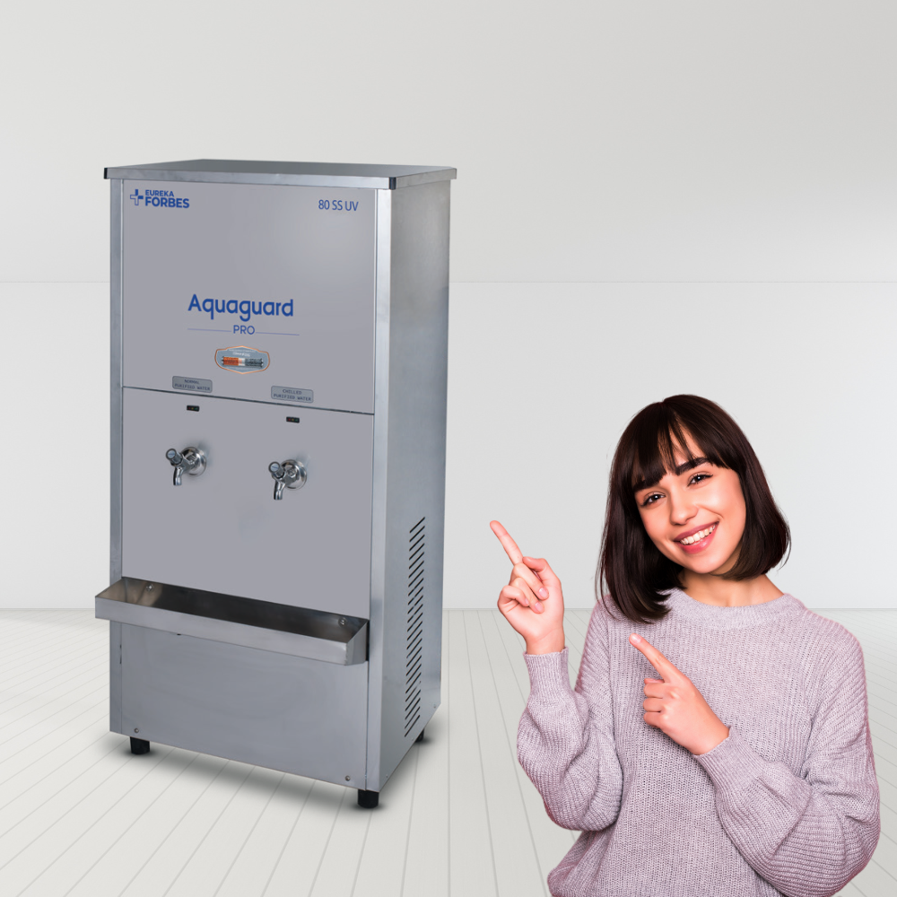Commercial UV water cooler with copper zinc Aquaguard Commercial UV water cooler with copper zinc Aquaguard
