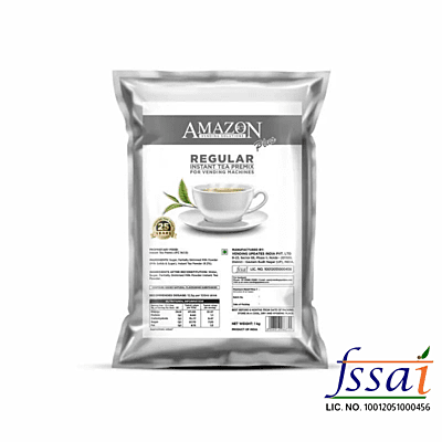 AMAZON Plus Regular 3 in 1 Instant Tea Plain Plus Premix-1000Gram AMAZON Plus Regular 3 in 1 Instant Tea Plain Plus Premix-1000Gram