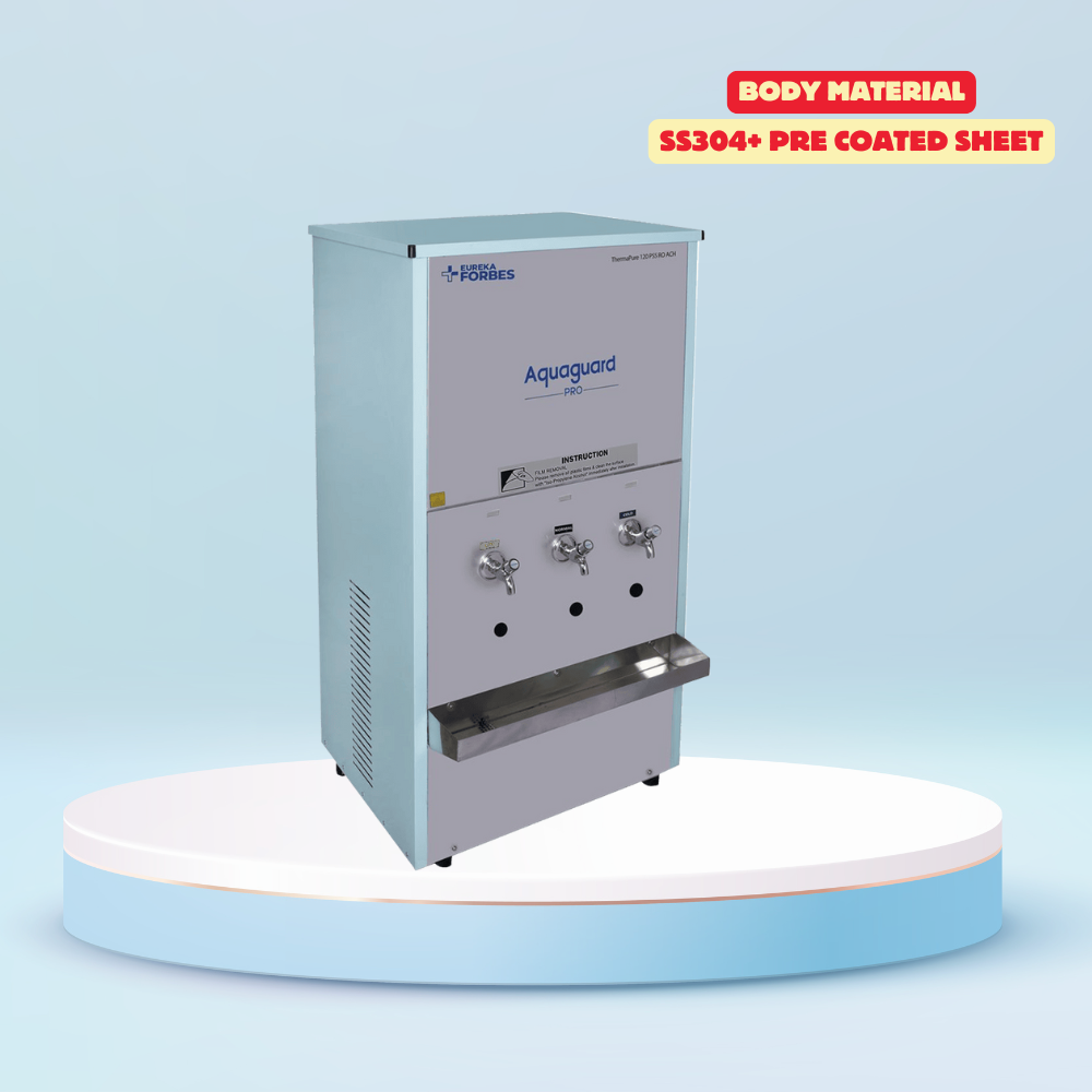 Stainless steel tank RO water purifier hot cold Aquaguard 120 Stainless steel tank RO water purifier hot cold Aquaguard 120