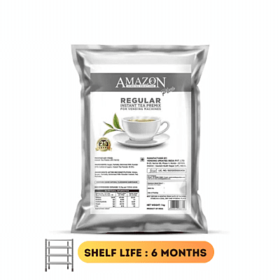 AMAZON Plus Regular 3 in 1 Instant Tea Plain Plus Premix-1000Gram AMAZON Plus Regular 3 in 1 Instant Tea Plain Plus Premix-1000Gram