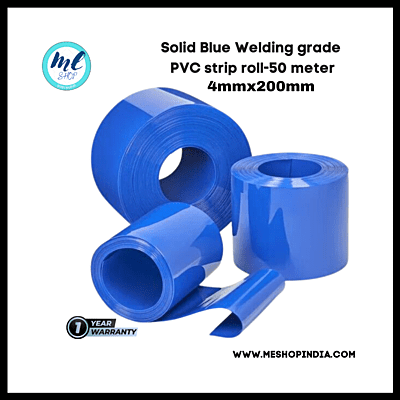 Buzz Lite PVC Roll-Welding Grade 50 mtr-4 MM x 200 mm Solid Blue with 12 months warranty