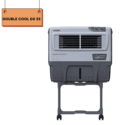 Kenstar Double Cool DX 55 Litres wood wool window air cooler (Grey)