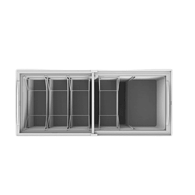 Spacious Interior of Blue Star GT4-400M Deep Freezer with 4 Baskets Spacious Interior of Blue Star GT4-400M Deep Freezer with 4 Baskets