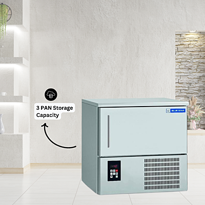 Rapid freezing process in action on a Blue Star BF03G Blast Freezer. Rapid freezing process in action on a Blue Star BF03G Blast Freezer.