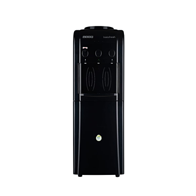 front look of Usha Instafresh Floor standing water dispenser(Jet Black)
