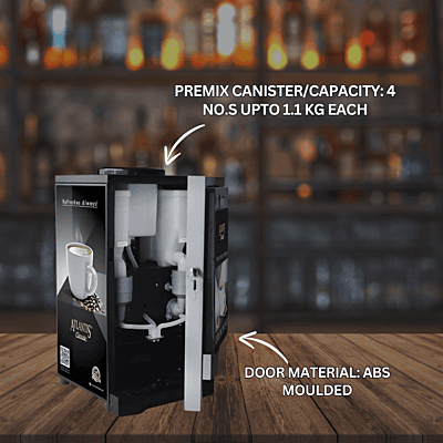 Atlantis Classic 2 lane Tea and Coffee vending machine-2 liter Atlantis Classic 2 lane Tea and Coffee vending machine-2 liter