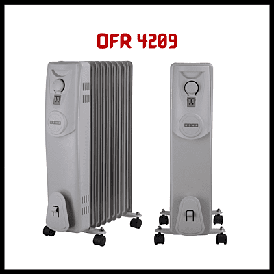 Usha 4209 PTC OFR heater with Tip Over Protection