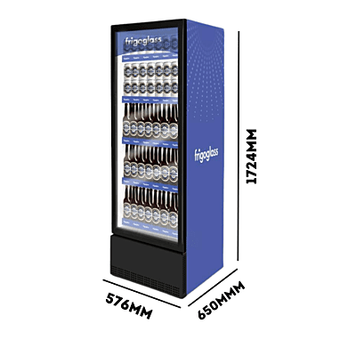 Frigo glass Visi Cooler VG1D370-369 liters Frigo glass Visi Cooler VG1D370-369 liters