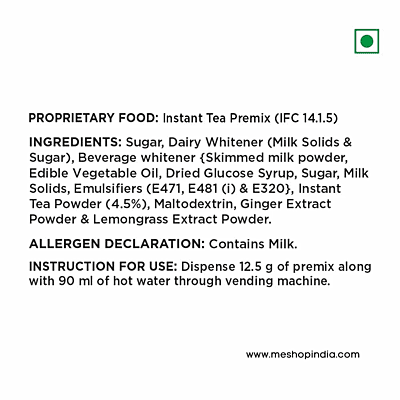 Cafe Express Lemongrass Ginger Tea Premix-1000gm-Lemongrass Ginger Flavour Cafe Express Lemongrass Ginger Tea Premix-1000gm-Lemongrass Ginger Flavour