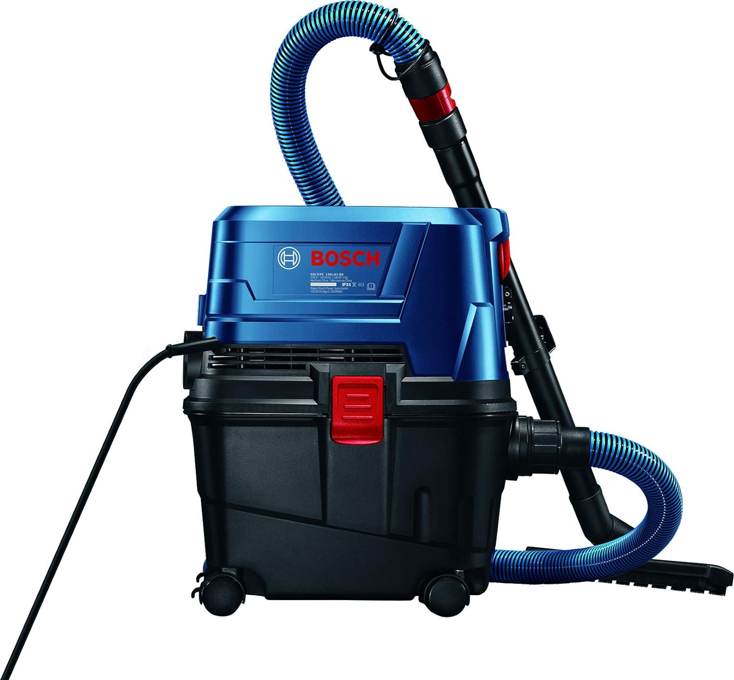 Bosch GAS 15 PS Heavy duty, Wet and dry corded, 1100 watt vacuum cleaner