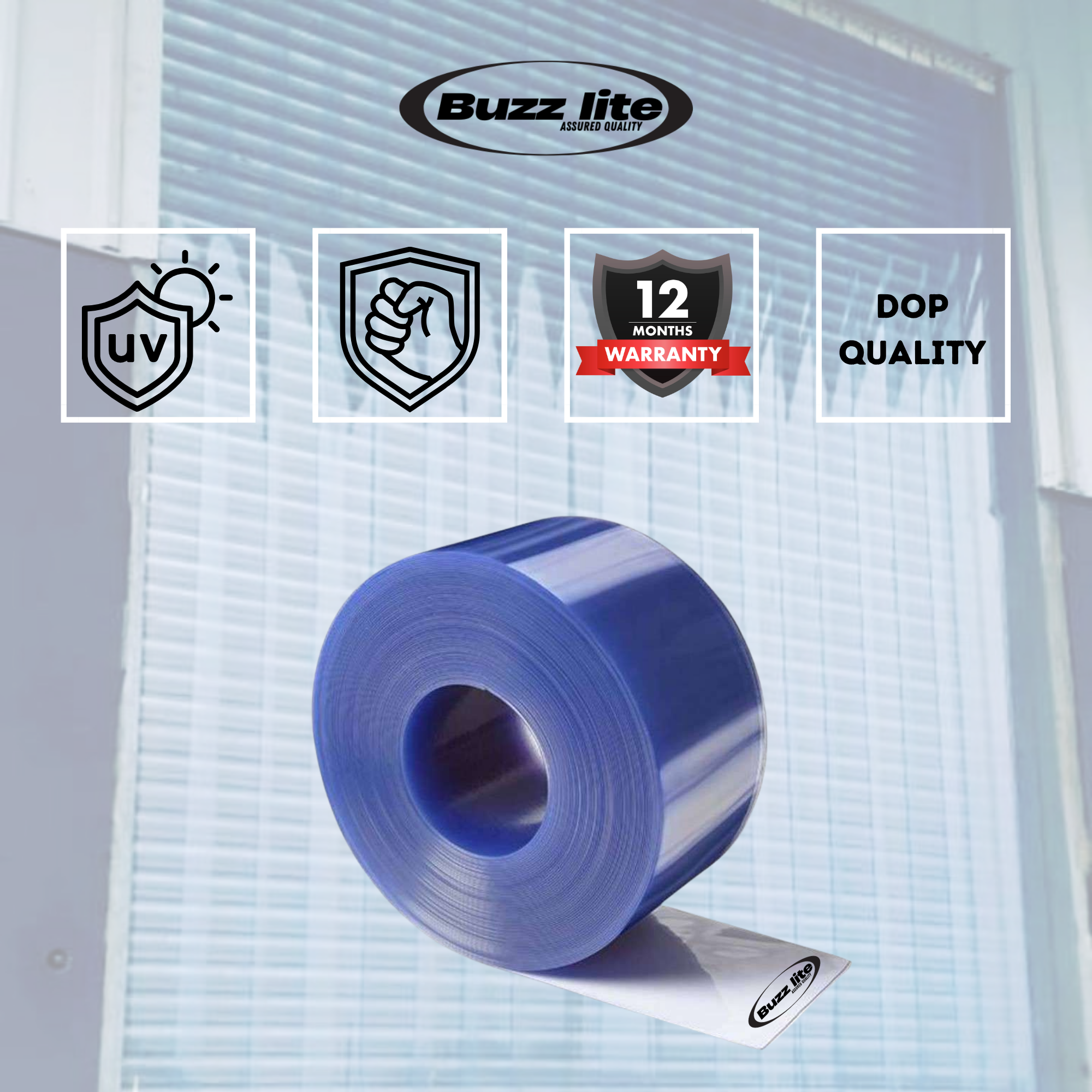 Buzz lite Riptide Premium- 2 MM x 200 MM PVC Roll | 50 Mtr. Buzz lite Riptide Premium- 2 MM x 200 MM PVC Roll | 50 Mtr.