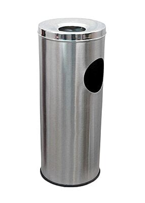 Buzz lite Stainless Steel 12*28 inch ash trash bin Buzz lite Stainless Steel 12*28 inch ash trash bin