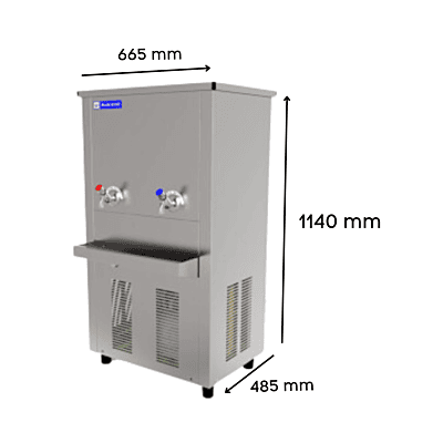 Dimension of "Blue Star CW 4080 water cooler with warm and cold option" Dimension of "Blue Star CW 4080 water cooler with warm and cold option"