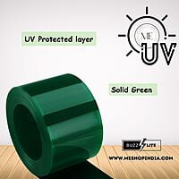 Buzz Lite PVC Roll-Welding Grade 50 mtr-2 MM x 300 mm Solid Green with 12 months warranty