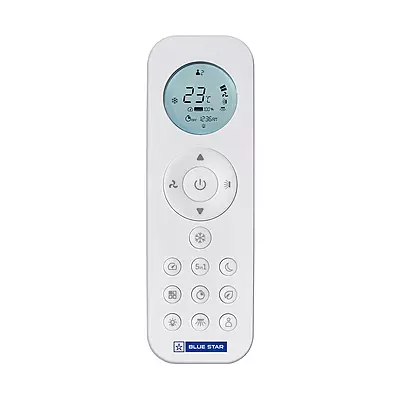 Blue Star Q Smart Wi-Fi Series ID518QNURS Inverter Split AC-1.5 Ton 5 Star with Large display Remote Blue Star Q Smart Wi-Fi Series ID518QNURS Inverter Split AC-1.5 Ton 5 Star with Large display Remote