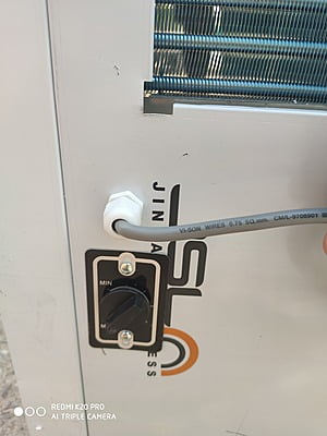 Thermostat controller view of Blue star SDLX 6080C water Cooler