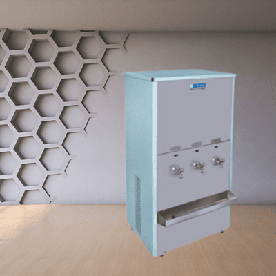 A modern office pantry with a Water Cooler SWCNST80120UVE dispensing refreshing, filtered water. A modern office pantry with a Water Cooler SWCNST80120UVE dispensing refreshing, filtered water.